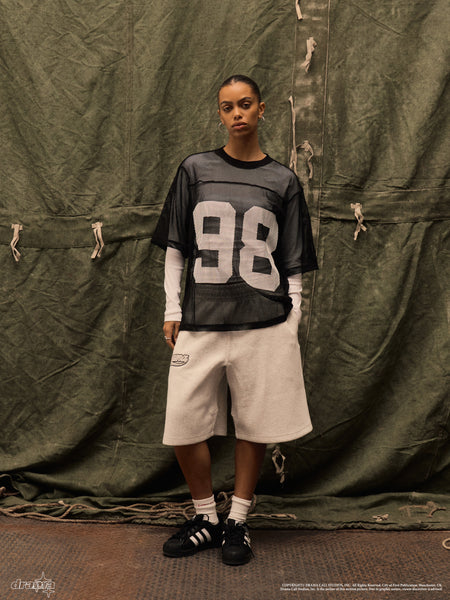BLACK BIG MESH 98' JERSEY