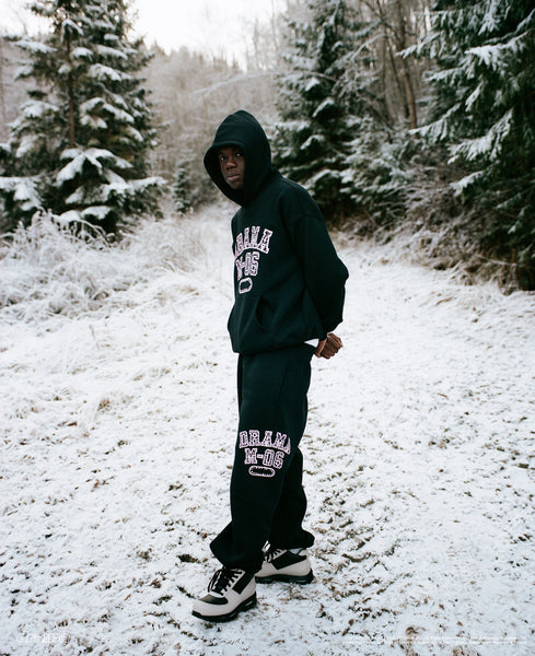 BLACK COLLEGE STUD BOTTOMS