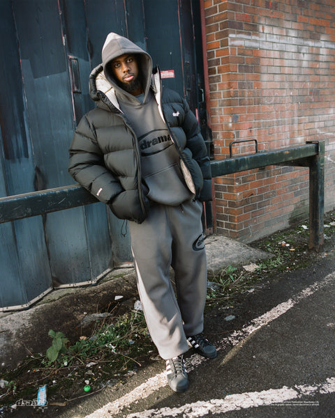 ASH GREY N BLACK OVAL BOTTOMS