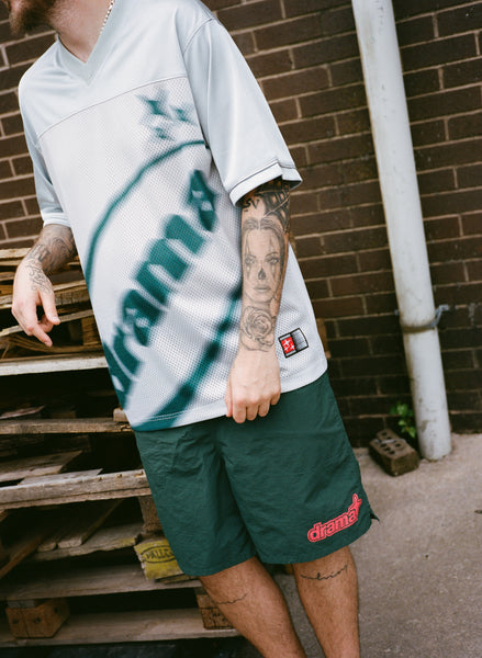 DRK GREEN 1STA SWIM SHORTS