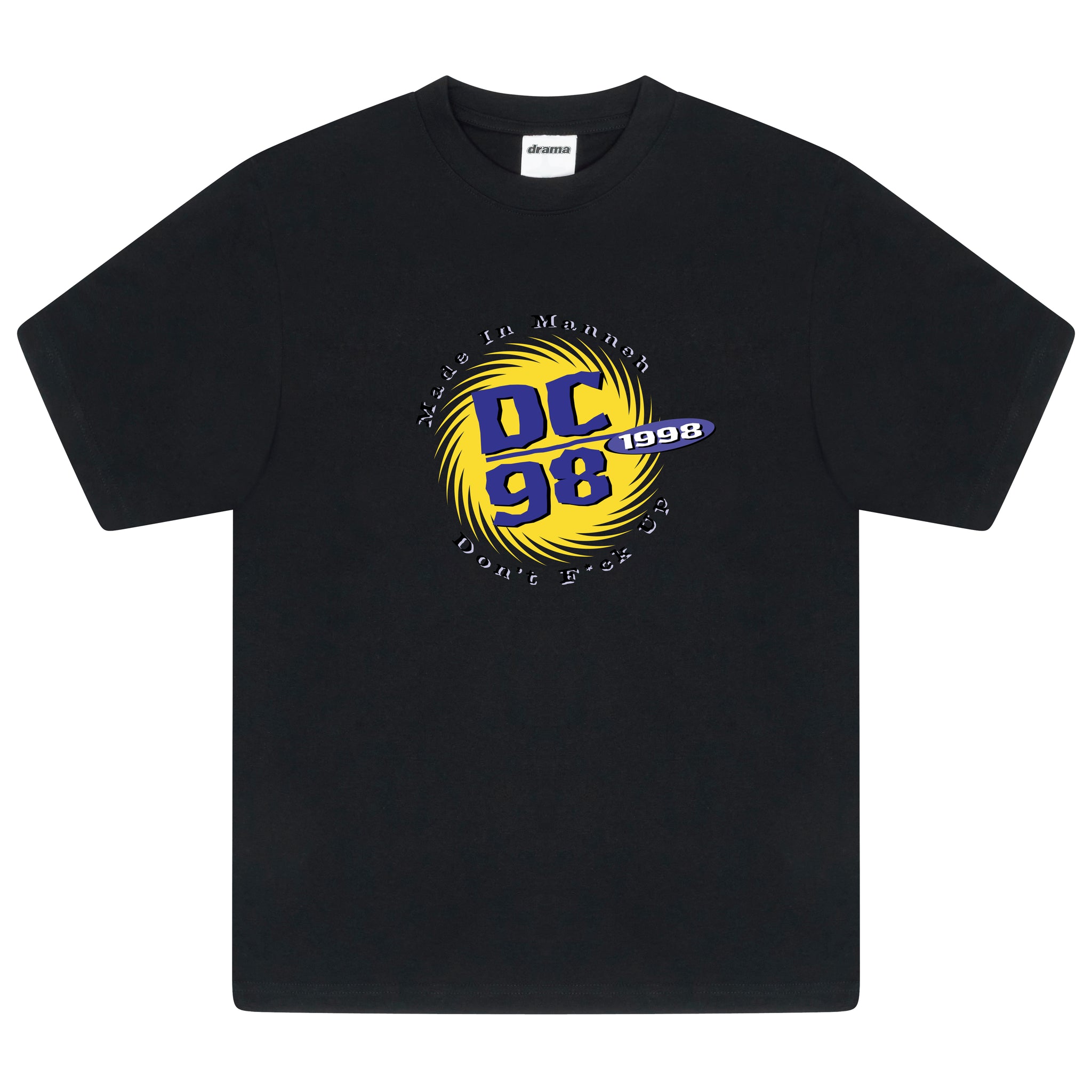 DC 98' TEE (BLACK) * NEW BLANK