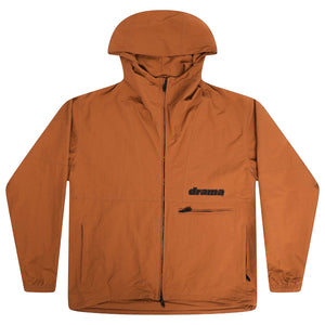 RUST ORANGE SHELL RAIN JACKET