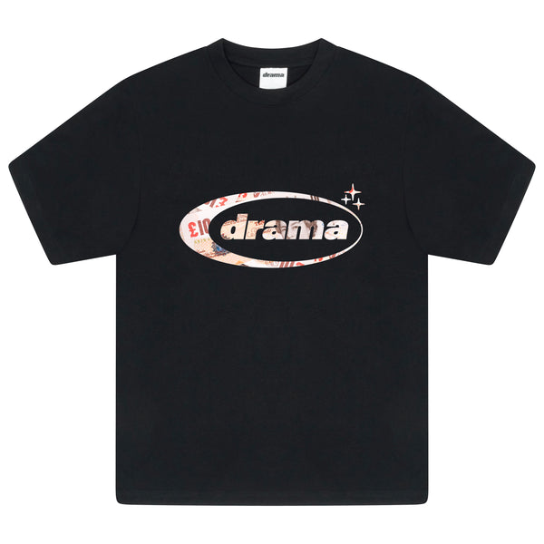 CASH OVAL TEE (BLACK) *NEW BLANK