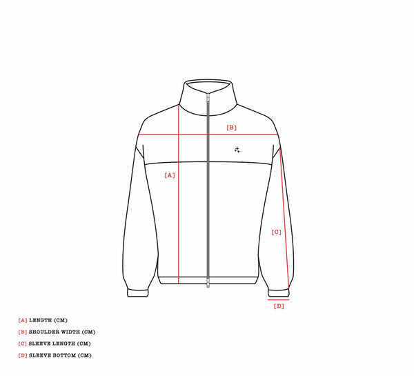 ASH GREY STA BAGGY NYLON JACKET