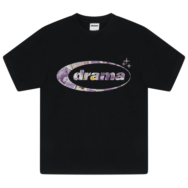 CASH OVAL TEE (BLACK)