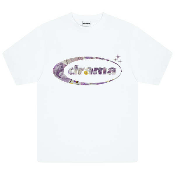 CASH OVAL TEE (WHITE)