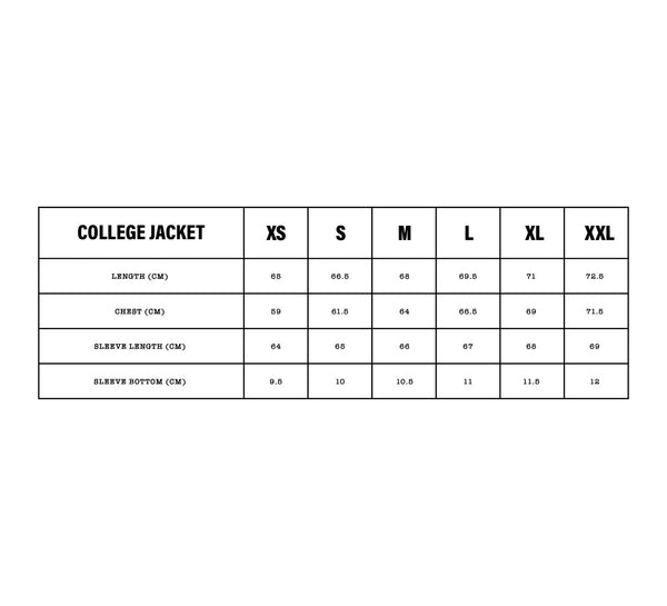 BLACK COLLEGE JACKET