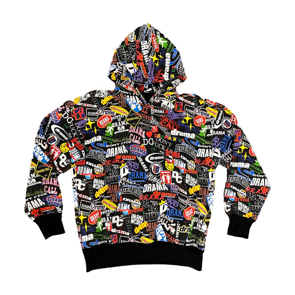 MULTI LOGO HOOD