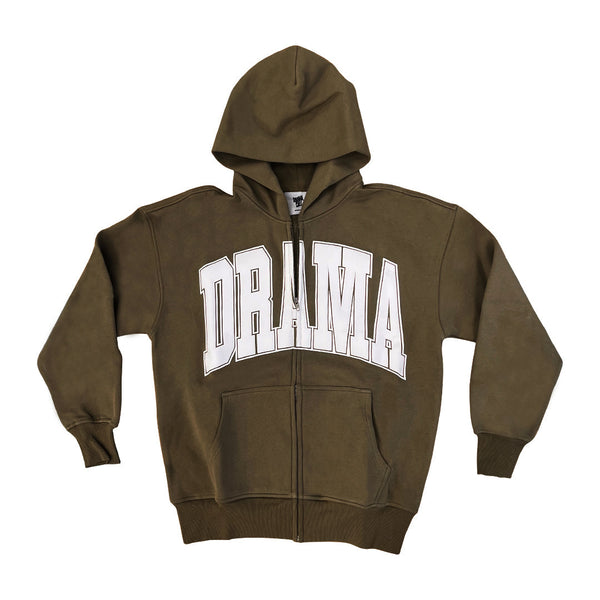 CARGO GREEN HEAVY ZIP UP