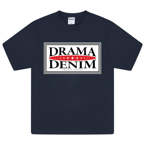 DRAMA DENIM TEE (NAVY)