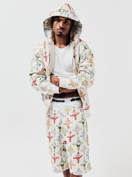 STAR GUYS ALL OVER SHORTS (GREY)