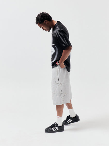 OG GREY 3STA HOLE SHORTS