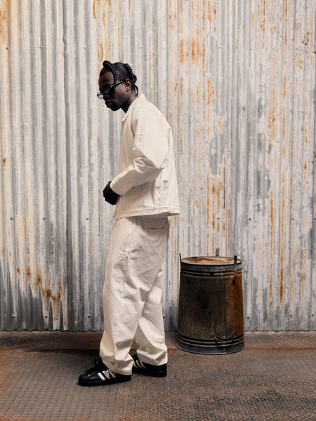 WHITE PLEATED STA BOTTOMS