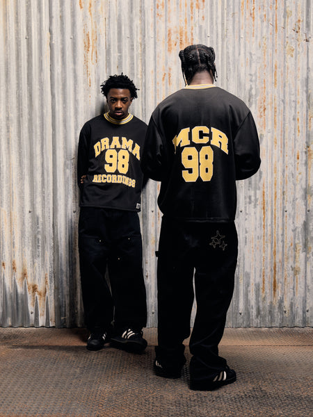 BLACK HEAVY MESH 98' JERSEY