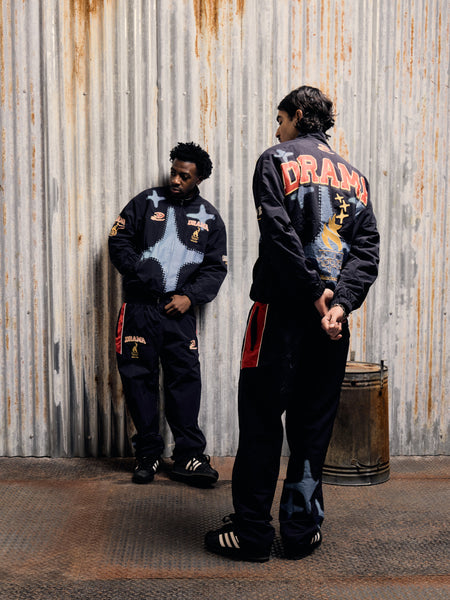 NAVY OLYMPIC TRACK PANTS