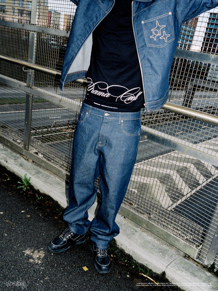 REGULAR DEGULAR RAW INDIGO DENIM (REGULAR FIT)