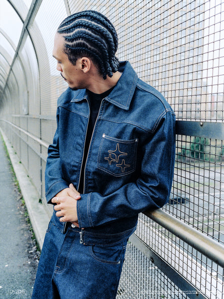 DENIM 3STA JACKET (RAW INDIGO)