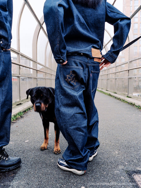 BIG B*STARDS RAW INDIGO DENIM (BAGGY FIT)