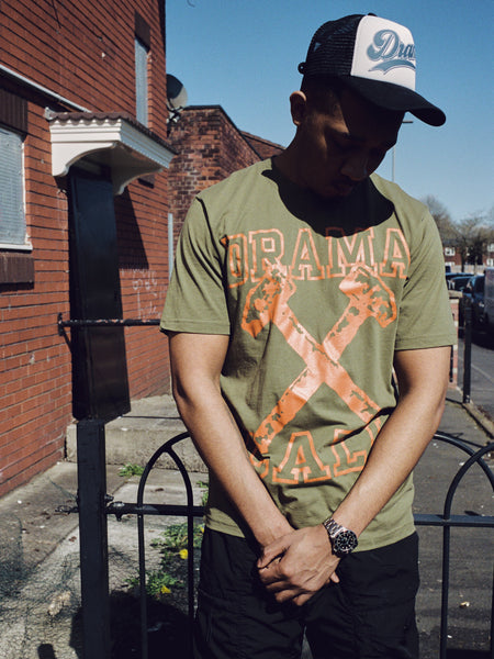 HAMMER TEE (OLIVE GREEN) * NEW BLANK