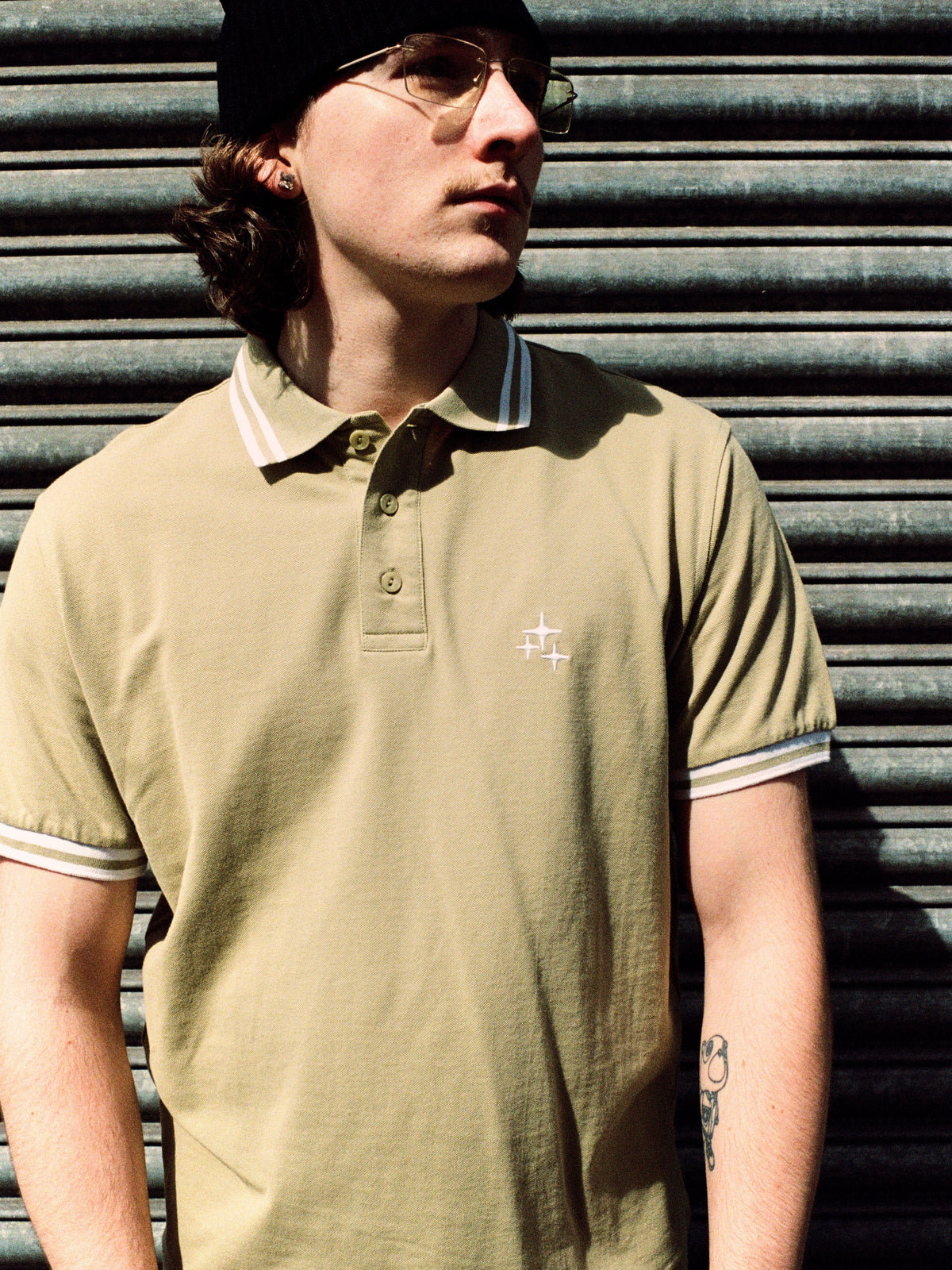 OLIVE GREEN STA POLO - New