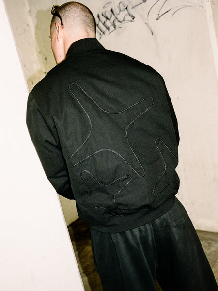 HEAVY CANVAS STA JACKET (BLACK)