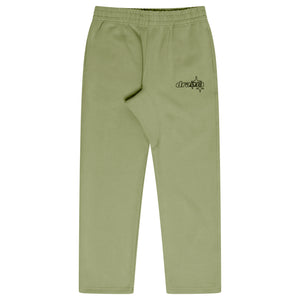 SAGE GREEN LINE-STA OPEN LEG BOTTOMS