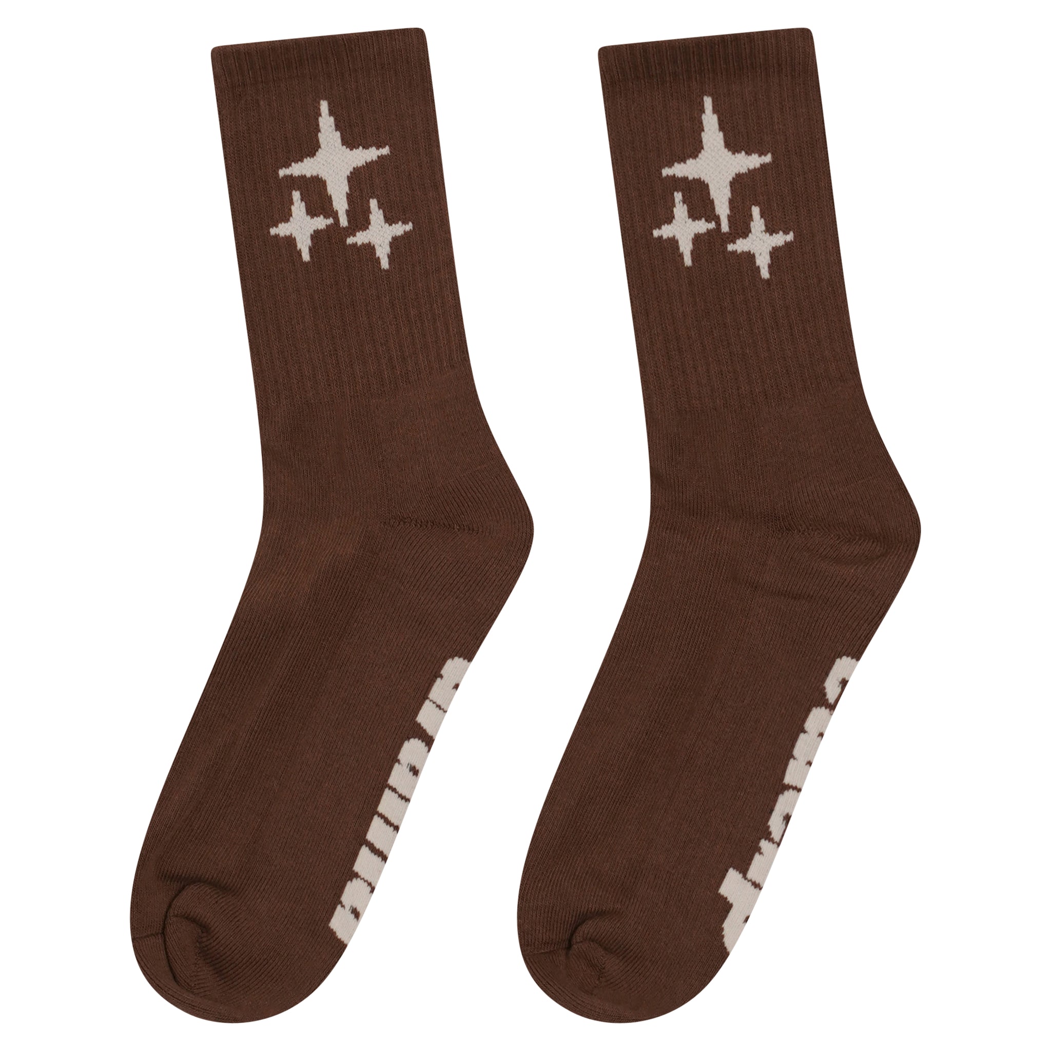 BROWN STA SOCKS