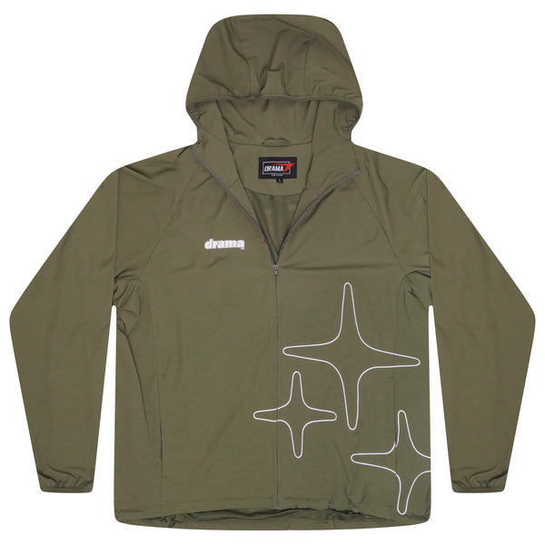 LIGHTWEIGHT NYLON JACKET (GREEN)