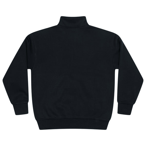 HEAVY BLACK N GREY 1/4 ZIP