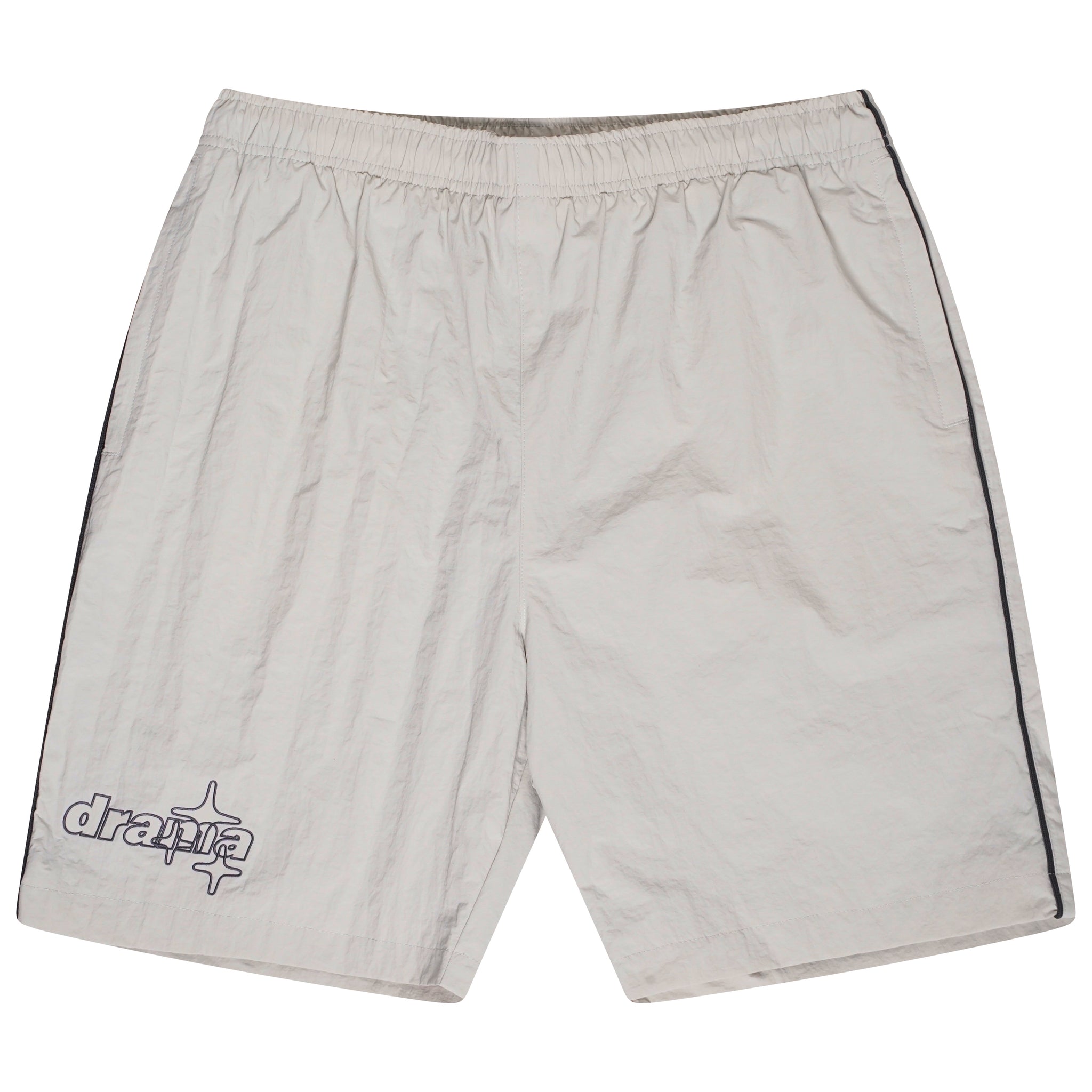 GREY LINE-STAR NYLON SHORTS