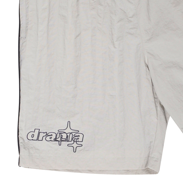 GREY LINE-STAR NYLON SHORTS