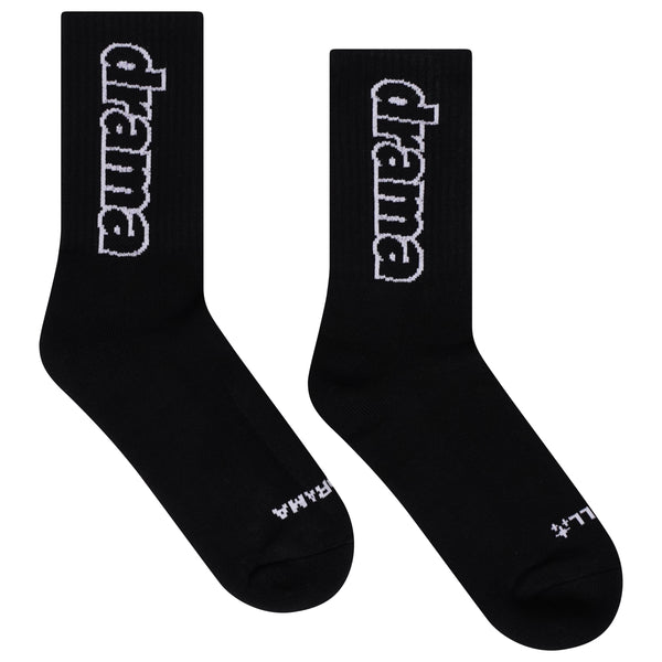 BLACK STAPLE SOCKS