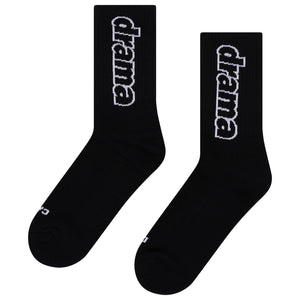 BLACK STAPLE SOCKS