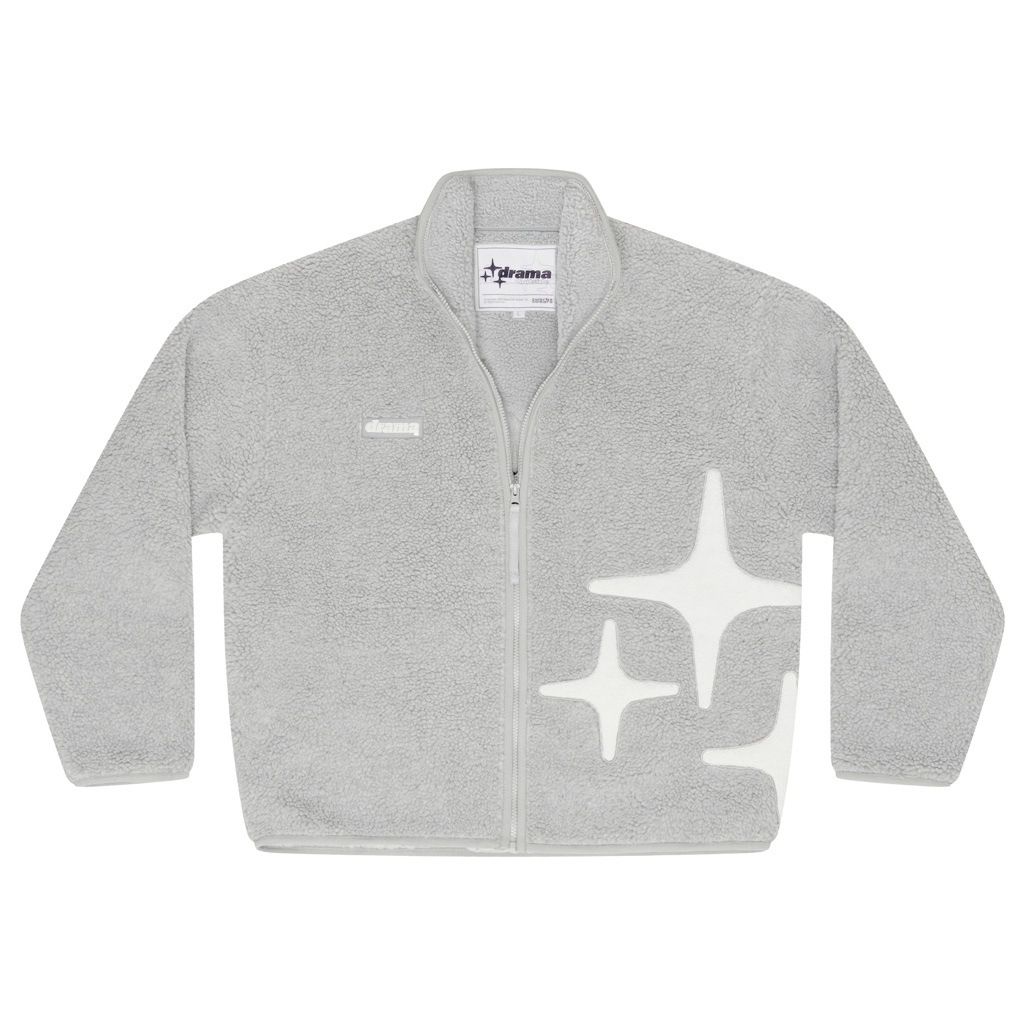 CLOUD GREY SHERPA FLEECE