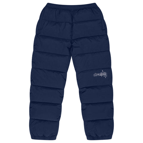 NAVY DUCK DOWN PUFFAH PANTS