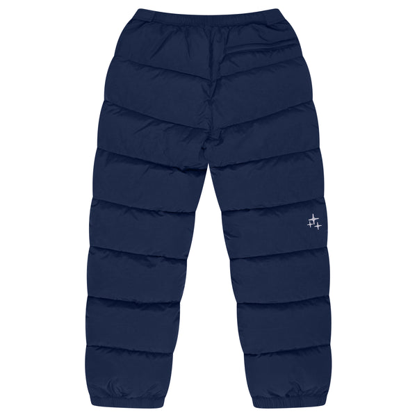 NAVY DUCK DOWN PUFFAH PANTS