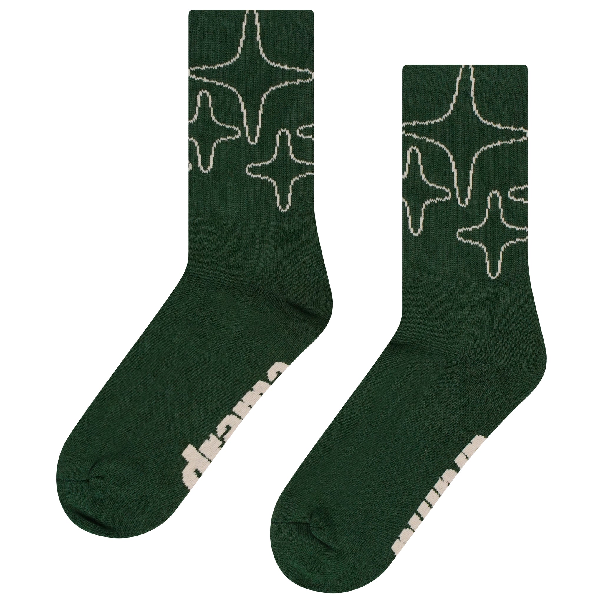 BOTTLE GREEN STA SOCKS