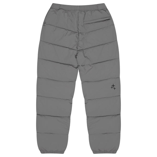 DARK GREY DUCK DOWN PUFFAH PANTS