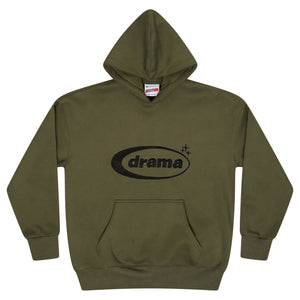 ARMY GREEN OVAL HOOD