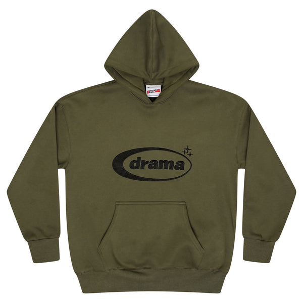 ARMY GREEN OVAL HOOD