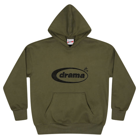 ARMY GREEN OVAL HOOD