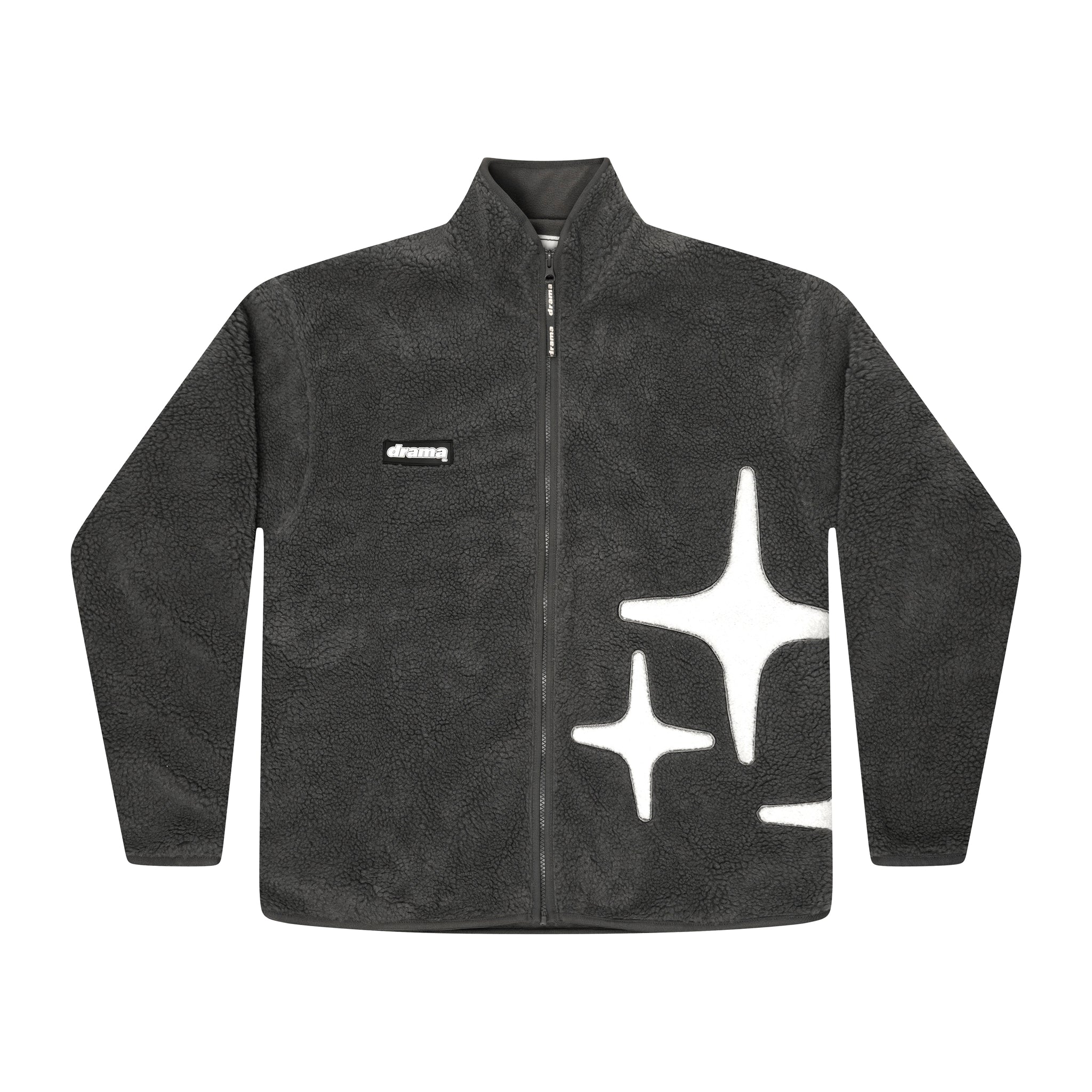 ASH GREY SHERPA FLEECE