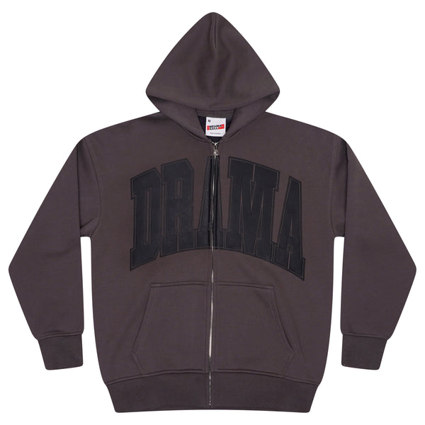 ASH GREY COLLEGE HEAVY ZIP UP
