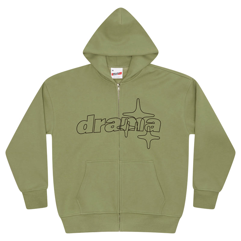 SAGE GREEN LINESTAR HEAVY ZIP UP