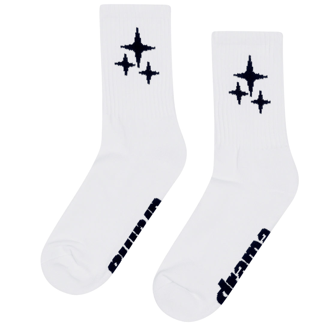 WHITE STA SOCKS