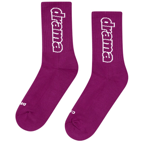 PURPLE STAPLE SOCKS