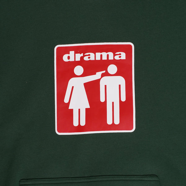 GIRL BOY HEAVY HOOD (FOREST GREEN)