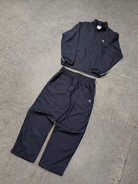 BLACK STA BAGGY NYLON JACKET