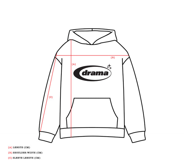 NAVY OVAL HOOD