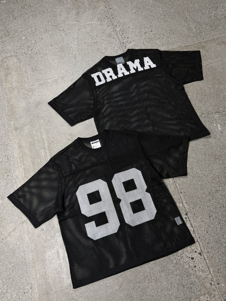 BLACK BIG MESH 98' JERSEY